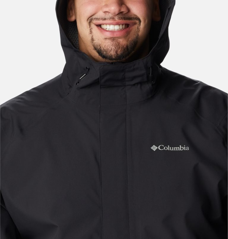 Men's Columbia Earth Explorer Shell Jackets Black | Plus Size CA-E3065